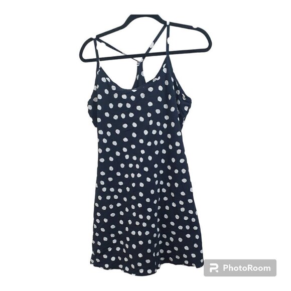 Black and white polka dot Outdoor Voices dress. Size L - Picture 6 of 14